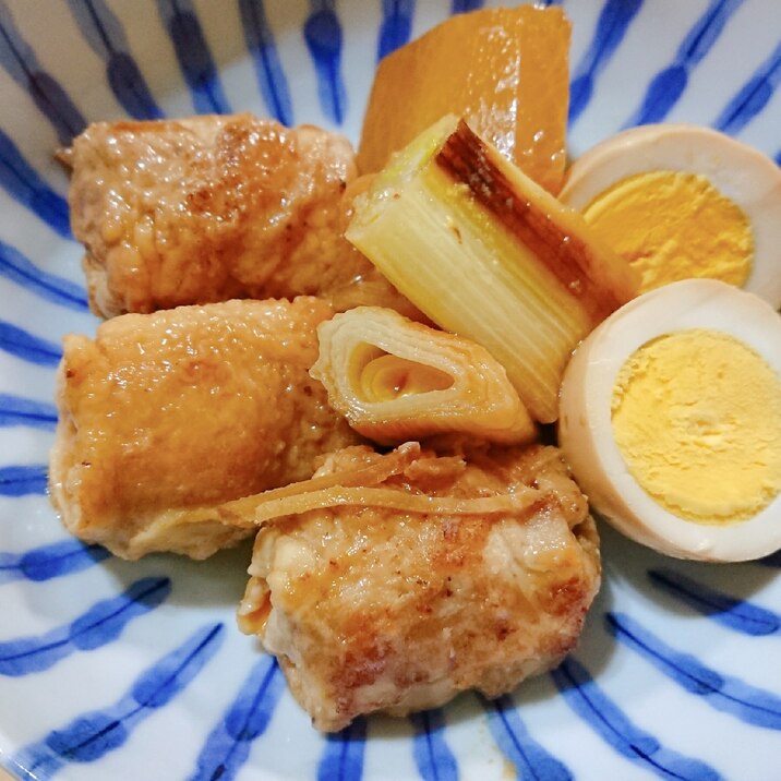 【ヘルシー】高野豆腐で！豚の角煮風♪